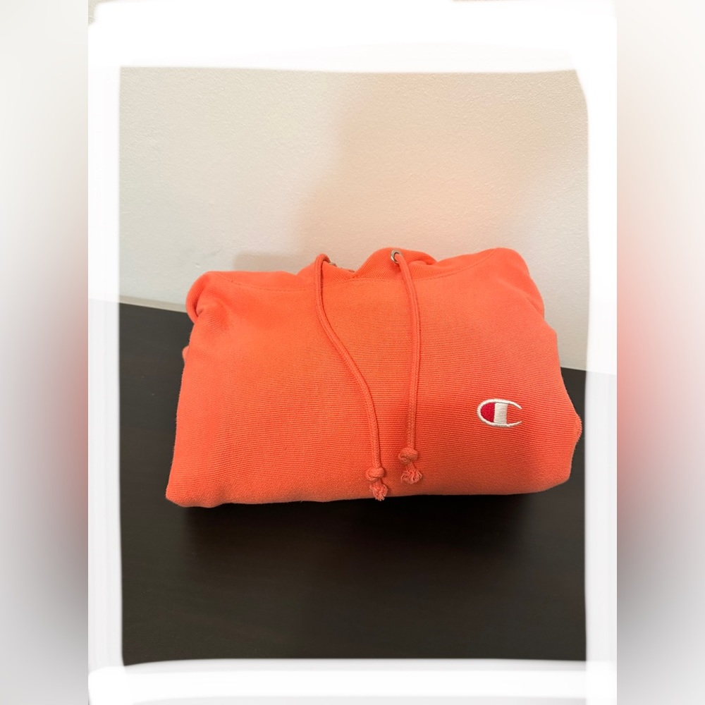 C Logo Champion Hoodie - Pink - Men’s Medium - Picture 3 of 3